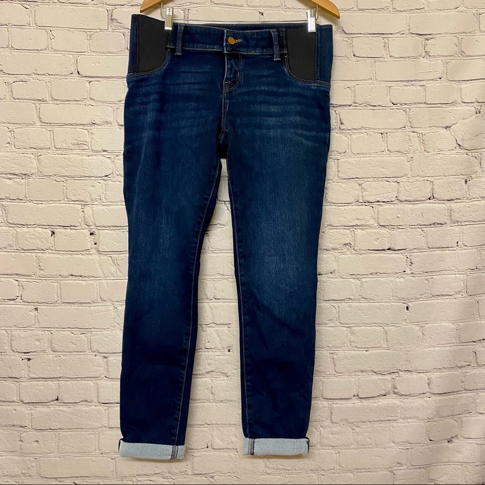 Isabel Maternity Skinny Dark Wash Denim Size 10 New